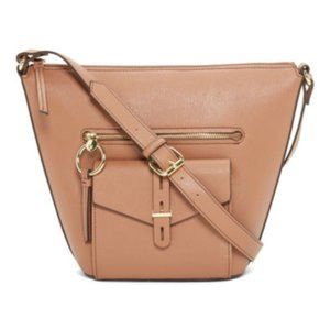 NWT Liz Claiborne Susannah Bucket Midcentury Retro Art Colorblock Crossbody Bag